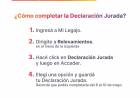  Cómo se carga la Declaración Jurada de Prestación de Servicios   