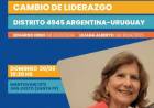 DISTRITO 4945 DE ROTARY: ASUNCIÓN DE LA SANJUSTINA LILIANA ALBERTO COMO GOBERNADORA 