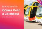 Transporte público: nuevos servicios en el corredor Pedro Gómez Cello y Calchaquí