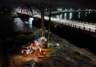 De día y de noche, avanza a paso firme la construcción del nuevo Puente Santa Fe-Santo Tomé