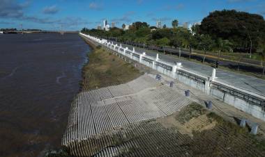 La Provincia finalizó las obras de mantenimiento del sistema de defensa del Gran Santa Fe con el 80 por ciento del presupuesto