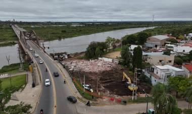 Nuevo Puente Carretero: el Gobierno Provincial y la Municipalidad de Santo Tomé comienzan a trabajar en el área urbana de la cabecera