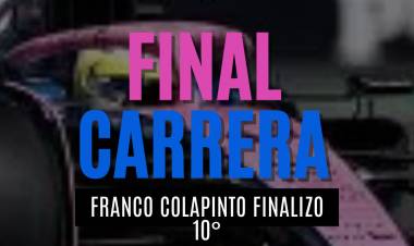 Colapinto finalizo 10° luego de una mala largada en la sprint del GP