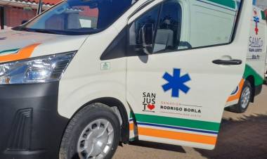 BORLA NO DUDO EN AFIRMAR QUE EN LA GESTIÓN DE PULLARO SAN JUSTO RECIBIRÁ LA MAYOR CANTIDAD DE AMBULANCIAS.
