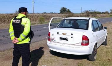 Operativo de control en San Justo: secuestraron una carabina y trasladaron preventivamente a un hombre