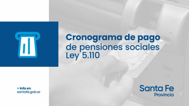 La provincia dio a conocer el cronograma de pago de las pensiones sociales