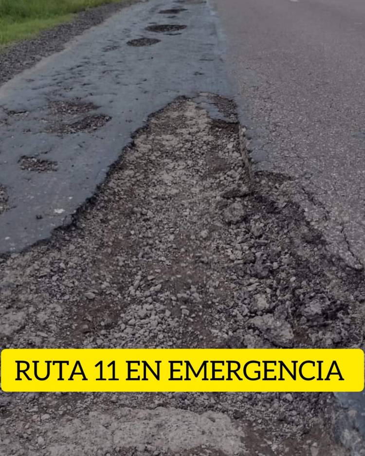 "Unidos por la Ruta 11: Movilización Provincial en Protesta por el Estado de la Vía Nacional. ¡Únete en Videla este Sábado 11 de Mayo a las 13hs en las Intersecciones de Ruta 11 y Avenida San Martín!"