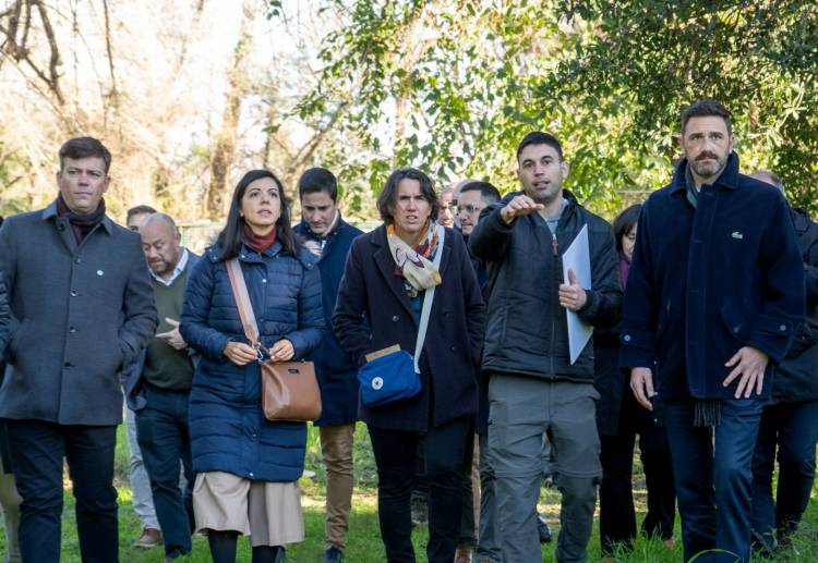 Autoridades de la AFD recorrieron lugares por la inversión del crédito para Ambiente