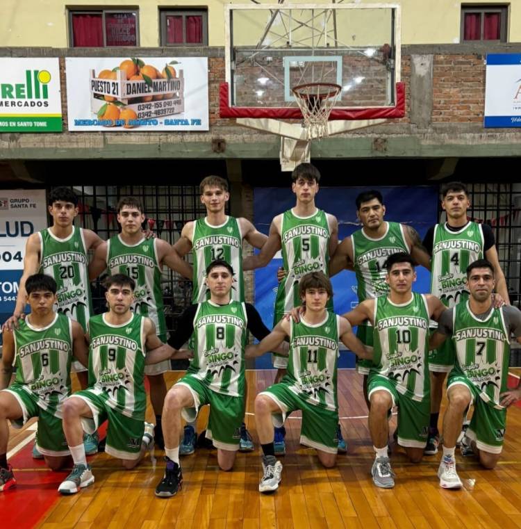 Básquet Pre Federal//Gran arranque de Sanjustino  en Santo Tomé 