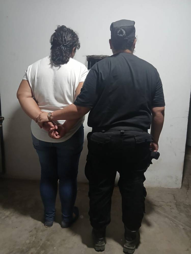 Una mujer aprehendida en Vera y Pintado