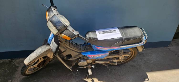 San Justo//PERSONAL DEL COMANDO RADIOELÉCTRICO SECUESTRÓ UNA MOTOCICLETA CON PEDIDO DE CAPTURA POR UNA CAUSA DE 2001