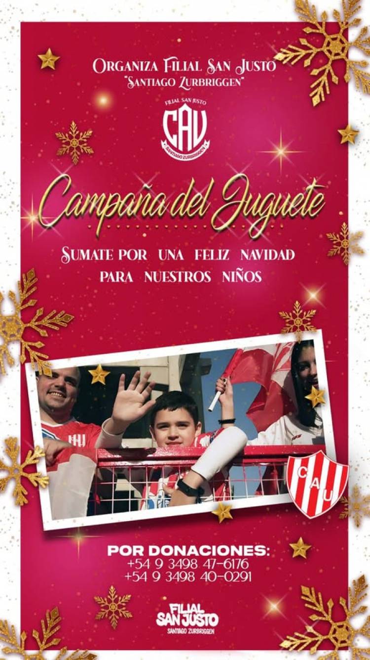 LA FILIAL SAN JUSTO DE UNION REALIZA LA CAMPAÑA SOLIDARIA DEL JUGUETE.