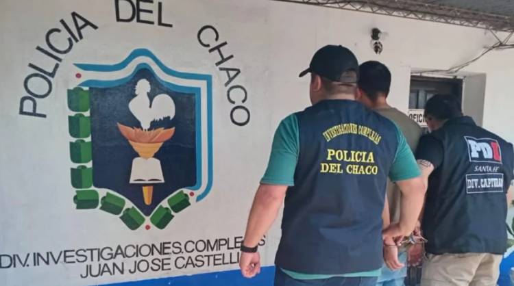 La Policía de Investigaciones traslado del detenido L. G. G.(31), quien se encontraba alojado en la Provincia de Chaco.