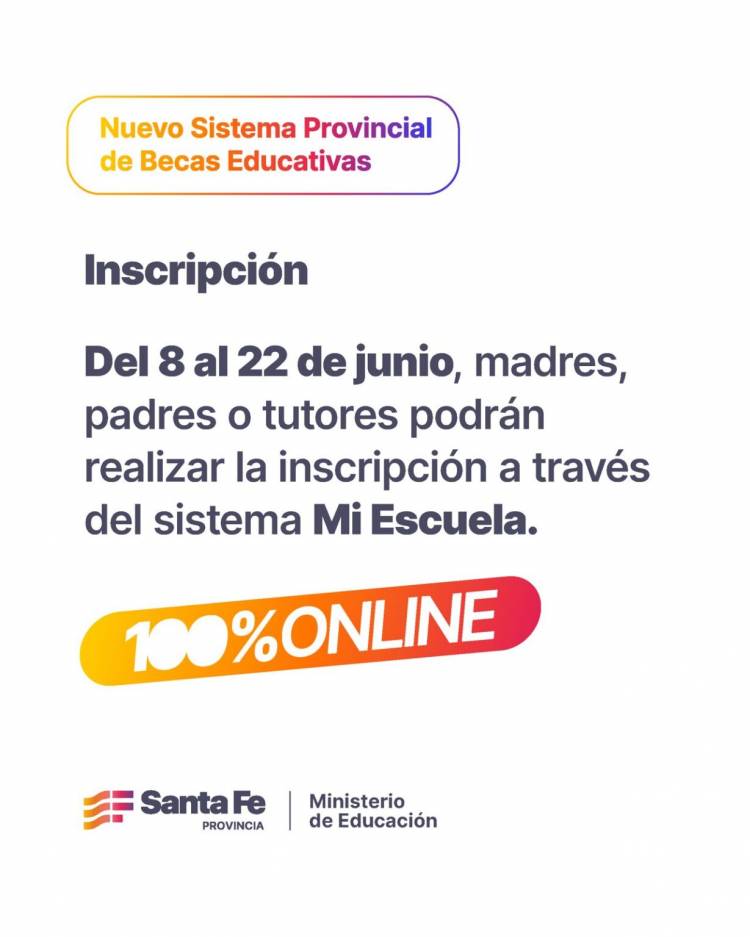 YA ESTA ABIERTA LA INSCRIPCIÓN AL NUEVO SISTEMA PROVINCIAL DE BECAS EDUCATIVAS: ACA TE CONTAMOS COMO ACCEDER.