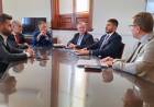 Rodrigo Borla//REUNIÓN CON EL GOBERNADOR POR EL ACUEDUCTO