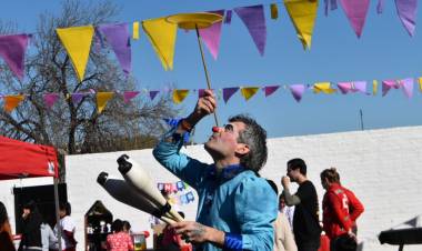 Vacaciones de invierno: grandes y chicos disfrutaron de una tarde de juegos barrio Santa Rosa de Lima