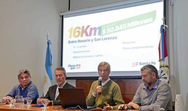 Autopista Rosario-Santa Fe: avanzan las obras del tercer carril y disponen medidas para mantener el flujo vehicular