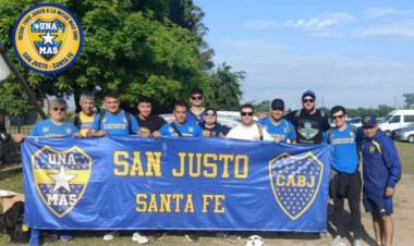 LA FILIAL UNA ESTRELLA MAS DE SAN JUSTO PARTICIPO DEL TORNEO DE PEÑAS DE BOCA EN ROSARIO.