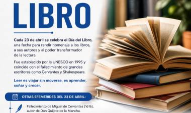23 de abril | Día del Libro: una fecha para celebrar la lectura y la cultura