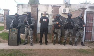 La Policía detuvo a siete personas en seis allanamientos por microtráfico en Recreo