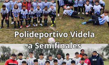 Inferiores imparables: Videla clasificó todas sus divisiones a semifinales
