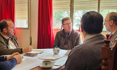 EL FISCAL REGIONAL VISITÓ SAN JUSTO Y SE REUNIÓ CON EL SENADOR RODRIGO BORLA Y DEMÁS FUNCIONARIOS LOCALES.