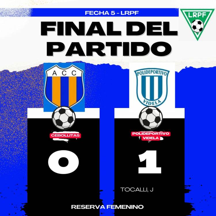 Reserva Femenino Polideportivo Videla 