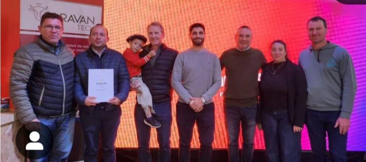 María Eugenia Machado de la Comuna de Videla presente en la presentación del programa Activa creditos para el desarrollo productivo en la muestra de la Rural de San Justo.