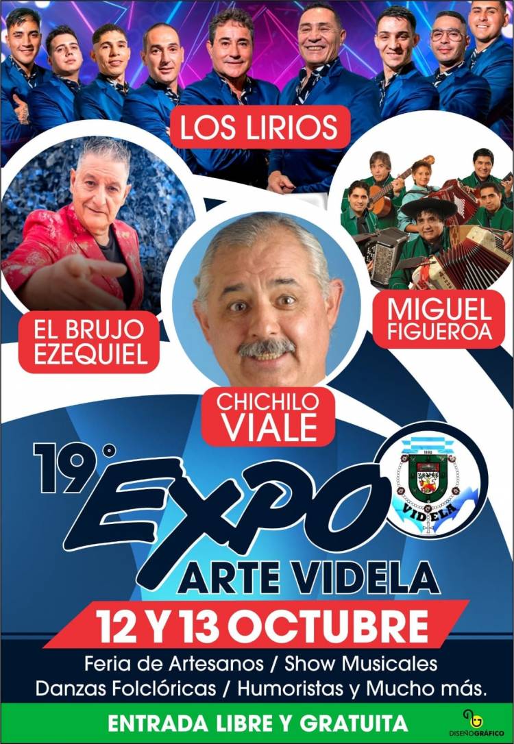 12 y 13 de Octubre Expo Arte en Videla