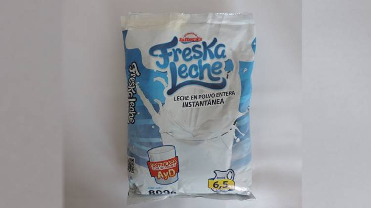 Seguridad Alimentaria: alerta sobre lotes de leche en polvo Freska Leche