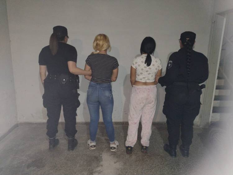 Dos mujeres fueron aprehendidas por disturbios