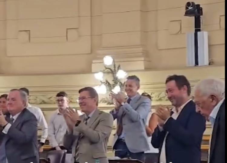 Ayer despedimos a Gisela Scaglia de la presidencia del Senado para asumir un nuevo desafío: representar a Santa Fe y a las Provincias Unidas en el Congreso Nacional. 