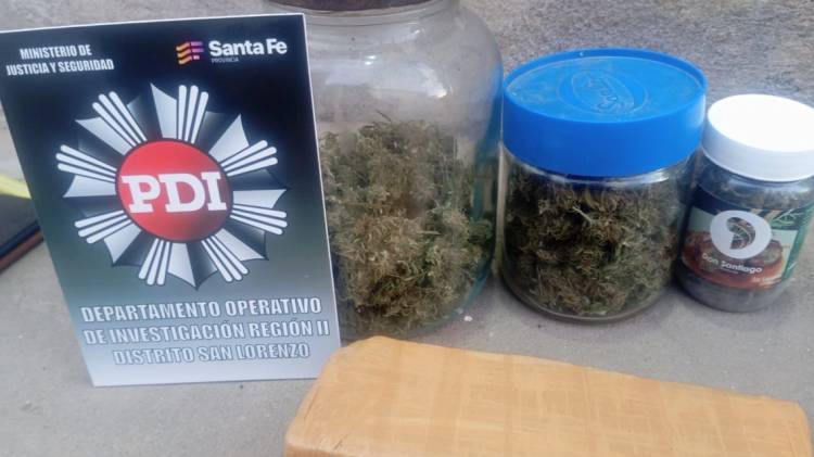  La investigación por abigeato que terminó con un golpe al narcotráfico en Serodino: secuestraron 109 kilos de marihuana y detuvieron a un sospechoso