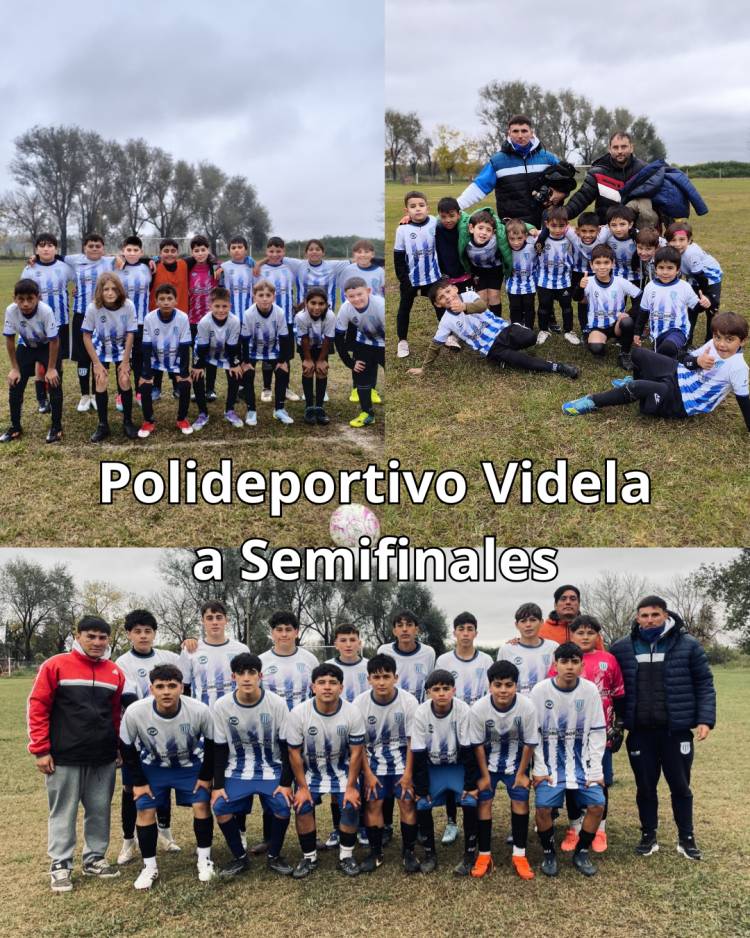 Inferiores imparables: Videla clasificó todas sus divisiones a semifinales